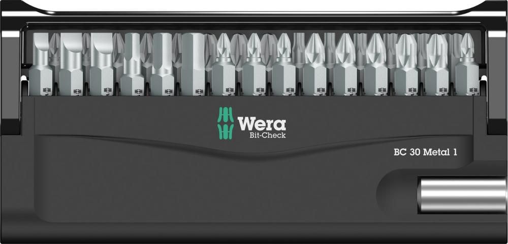Wera Bitssett metall 1 30 deler