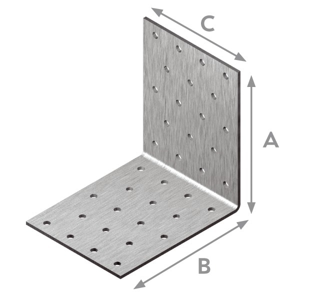 Arvid Nilsson Vinkel 80x100x100x2,5-VF 50-pakke -