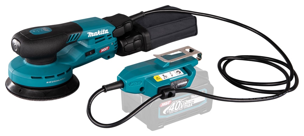 Makita Excenterslip 125 mm/5mm. 40V Solo