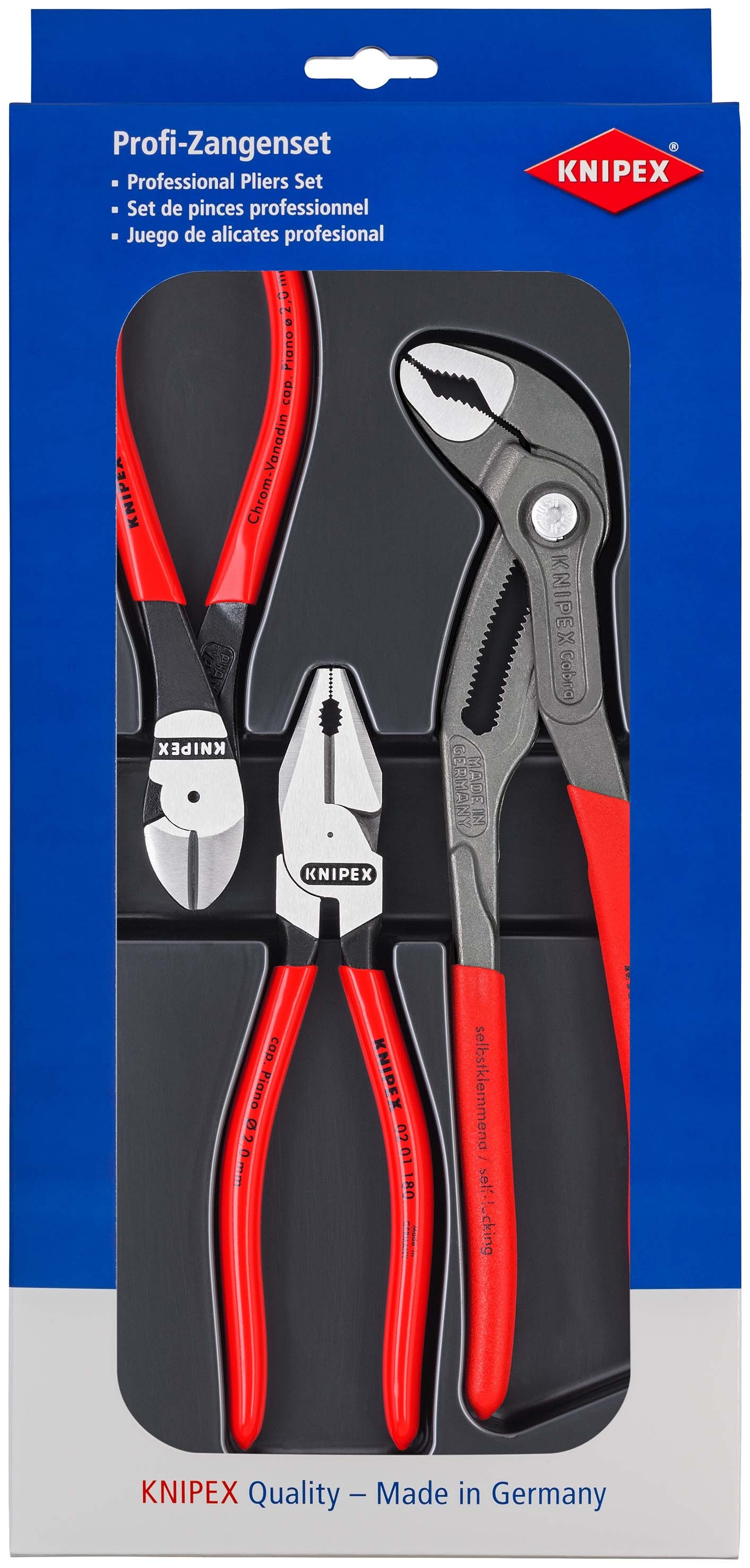 Knipex Tångset 002010 3 delar