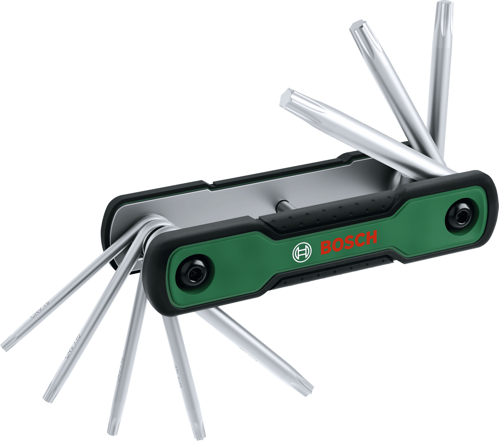 Bosch Torxnyckelsats T9-T40 8 Delar Grön