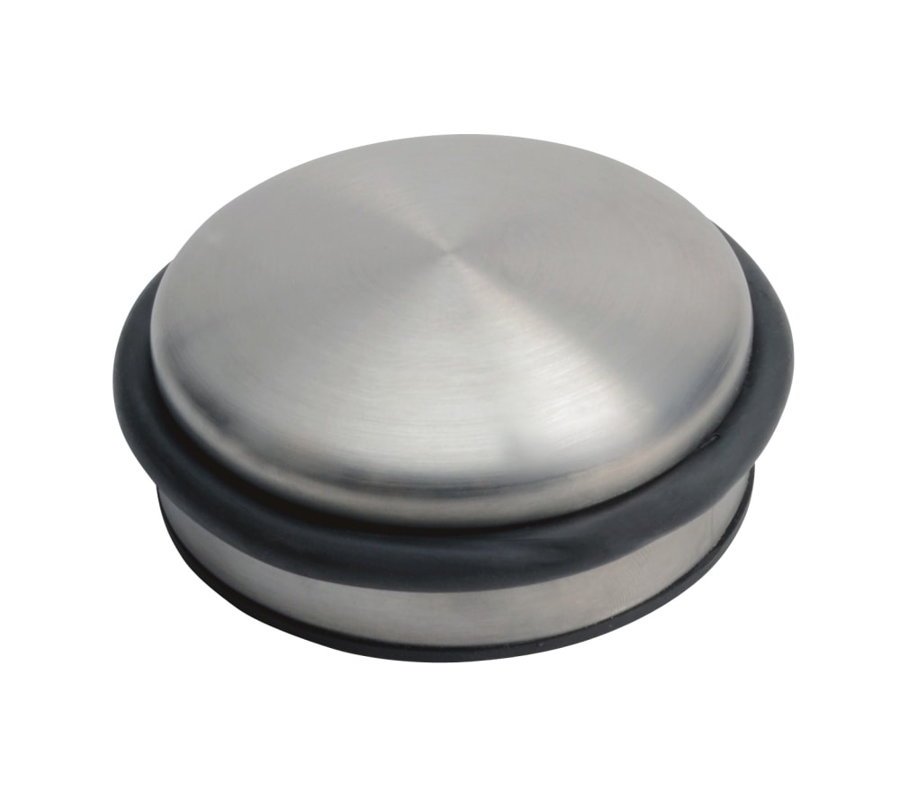 Home It® dörrstopp för golv Ø 9,2 x 4,5 cm borstat stål