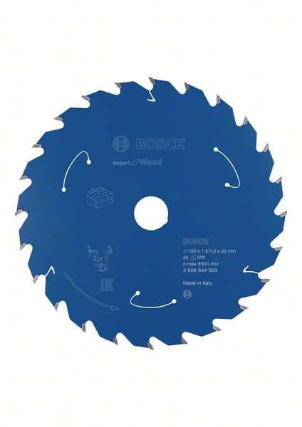 Bosch Expert for Wood-sirkelsagblad for batteridrevne sager 160x1,5/1x20 T24