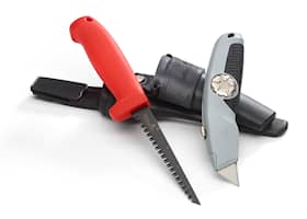 Hultafors Dubbelhölster JS & URA, gipssåg och universalkniv