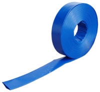 Duab Avtappningsslang Blå flatrullad 0,4MPa 38mm, metervara -