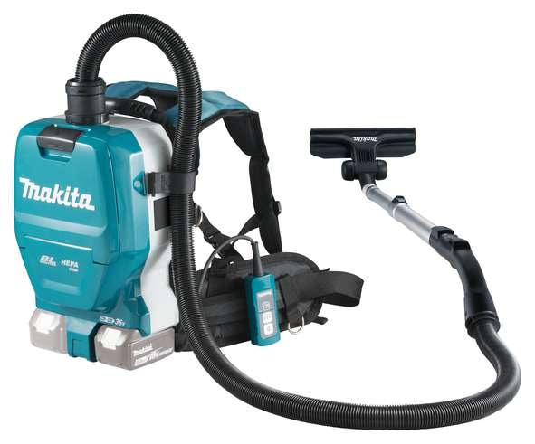 Makita Reppuimuri DVC261ZX11 BL 2x18V, ilman akkua ja laturia