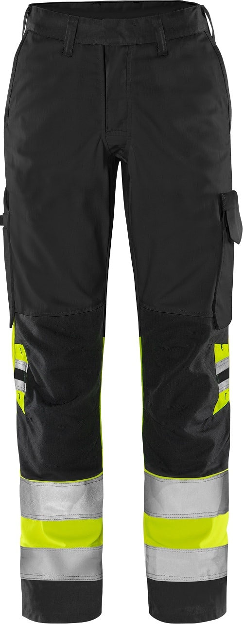 Fristads Høy Synlighet Green bukse dame klasse1 2652 GPLU Hi-Vis Gul / Svart 42 -