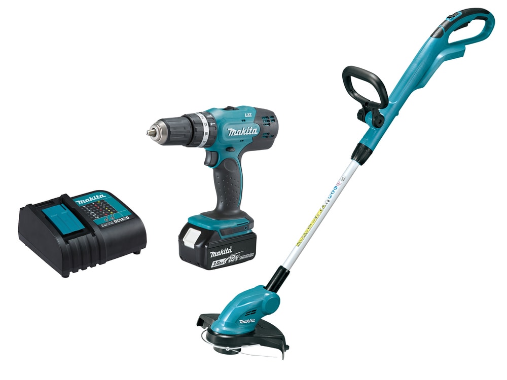 Makita Verktygssats DLX2114S 18V 2st maskiner 1st 3 Ah &