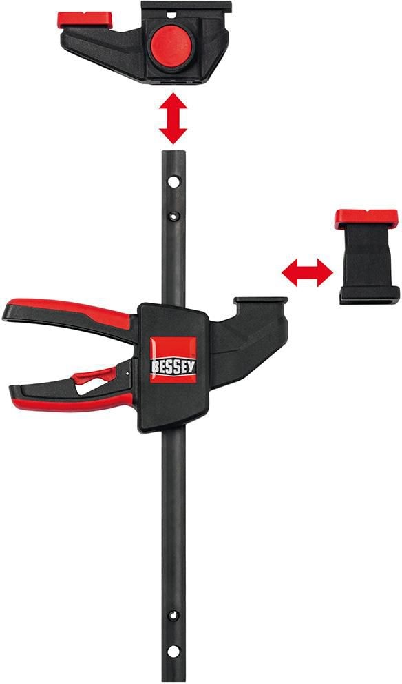 Bessey Yhden käden/pöytäkiinnitin EZR15-6, 150x60 mm/120-310 mm, 1 pari