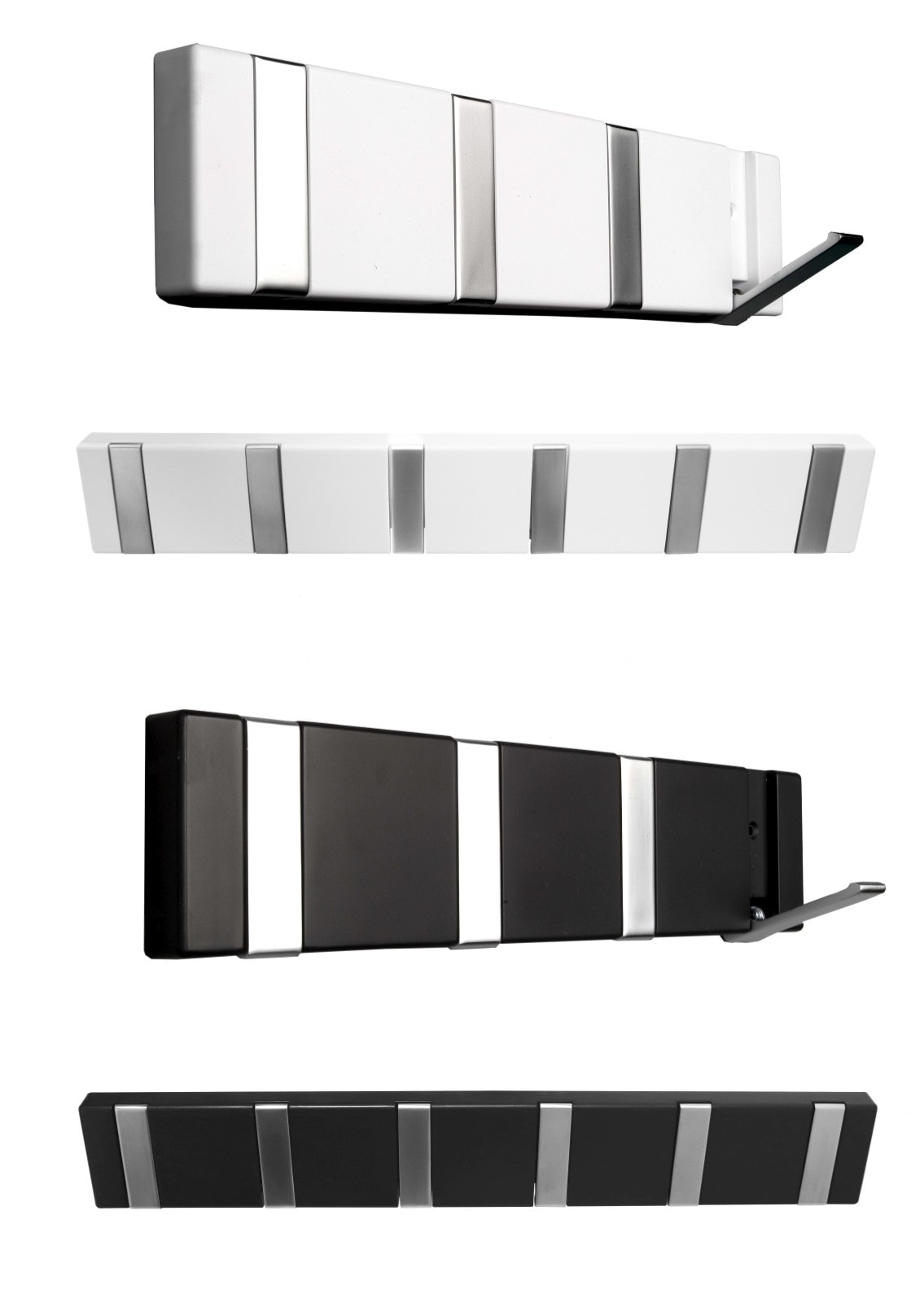 Home It® flex knopplist med 6 knoppar 48,4 x 2,2 x 7,2 cm vit