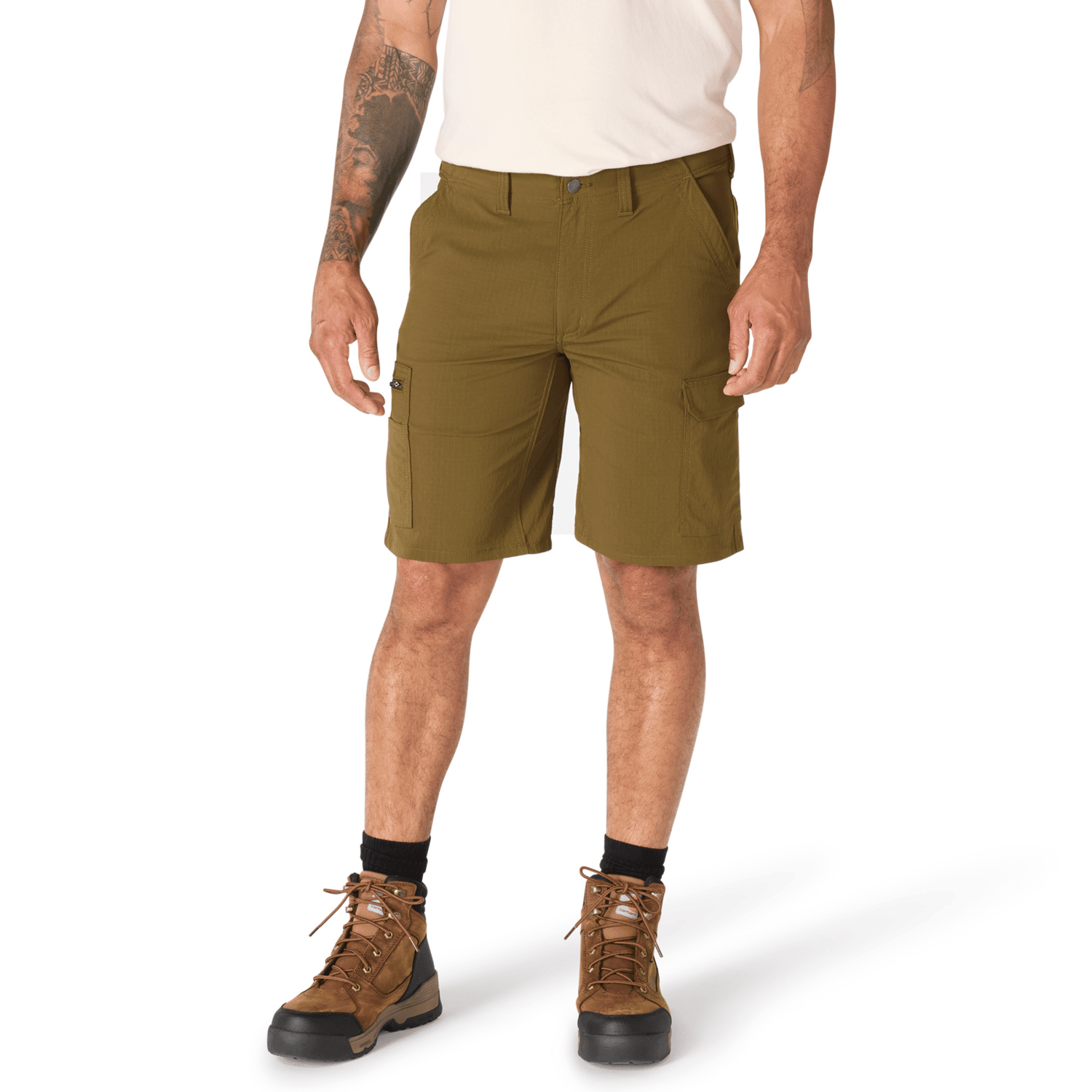 Carhartt Relaxed 10" Carhartt Force™ Ripstop Cargo Shorts Herr Burnished Logs