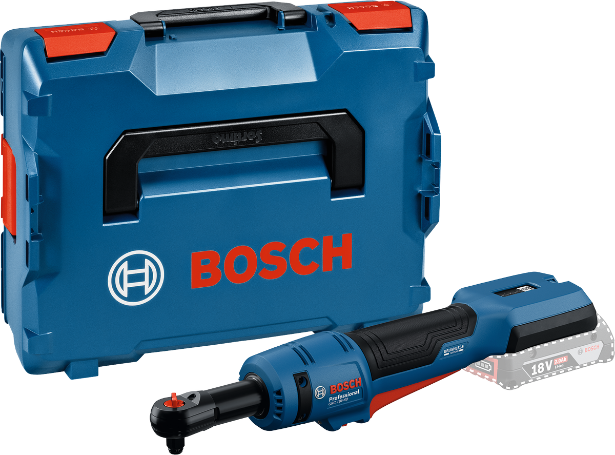 Bosch Spärrskaft GRC 18V-60 utan batteri och laddare i L-boxx