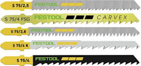 Festool Sticksågsblad i sats STS-Sort/25 W 25 delar