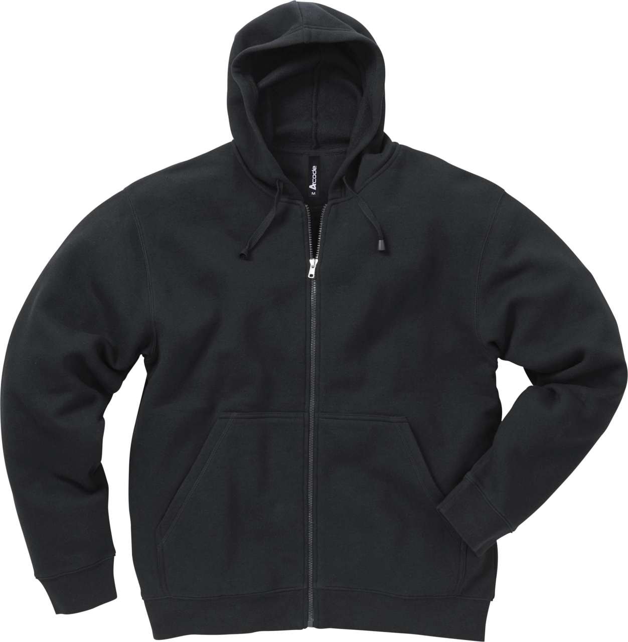 Acode Sweatshirtjacka med huva 1736 SWB Svart 2XL