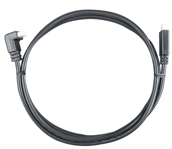 VE.Direct Cable 1,8m (one side Right Angle conn)