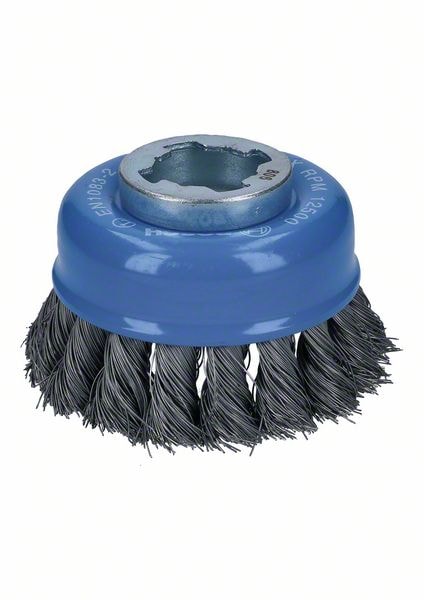 Bosch Axialborste Heavy for Metal 75mm X-Lock 0,35mm, virad, stål