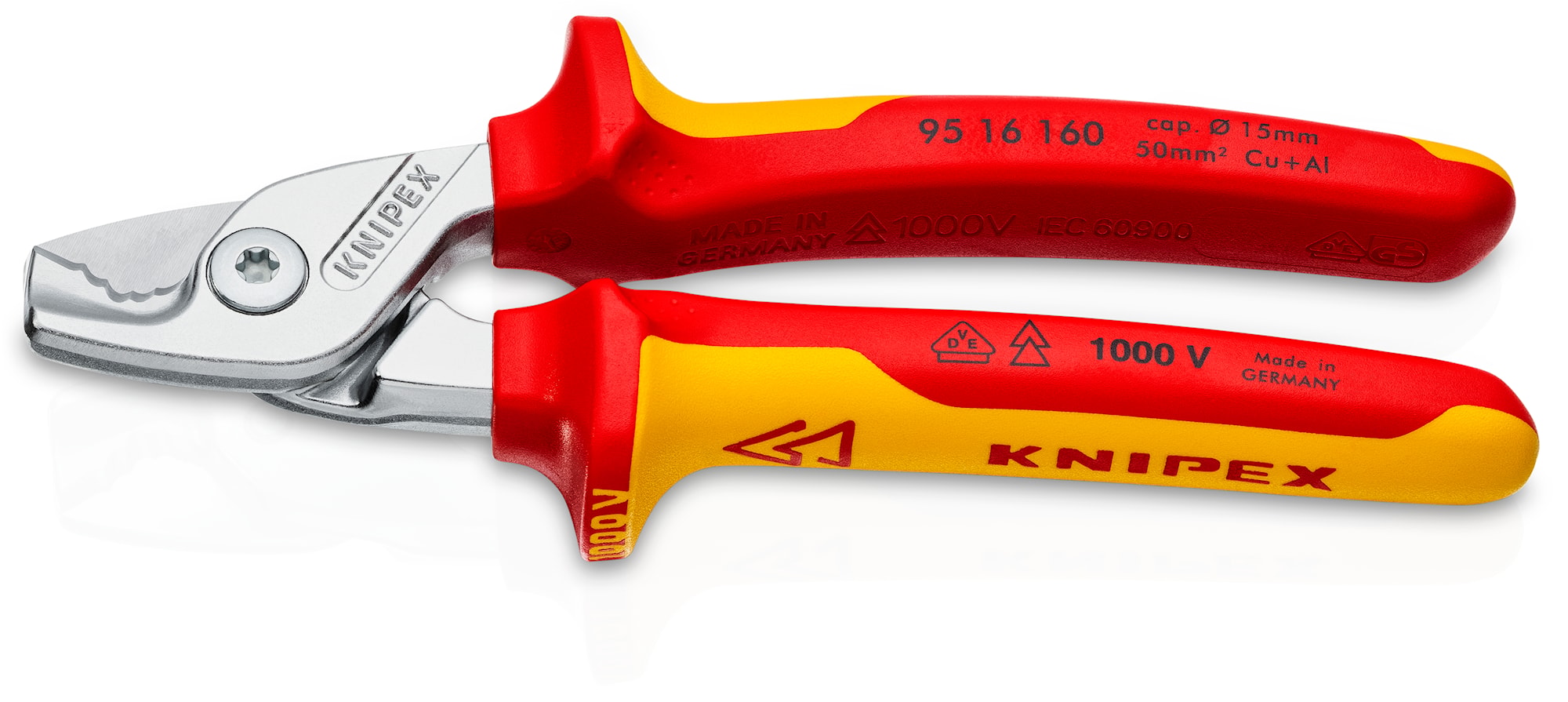 Knipex Kabelsax 9516160 StepCut 160mm VDE 2K