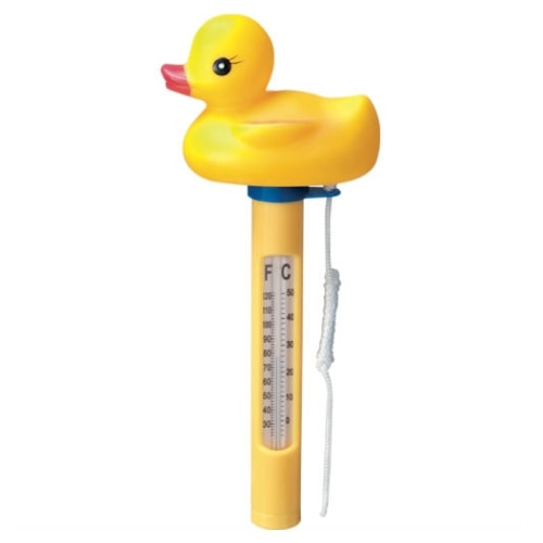 Swim & Fun Pool Duck termometer med gul ælling -