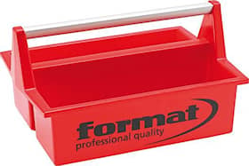 Format Verktygslåda 440x255x210mm, röd, plast