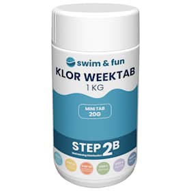 Swim & Fun Klor WeekTabs Pool 20g, 1kg