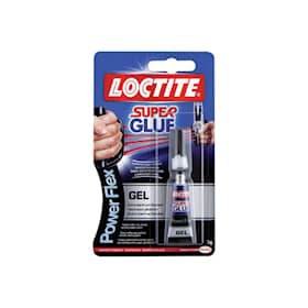 Loctite Snabblim Super Glue Power Flex Gel tub 3gram