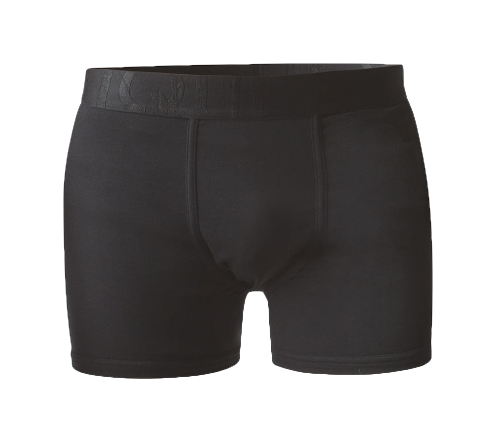 Bambu Boxer Kalsong - Long Leg Svart - M -