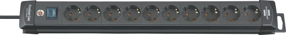 Brennenstuhl grenuttak 10-veis 3m kabel H05VV-F3G1,5 IP20 -