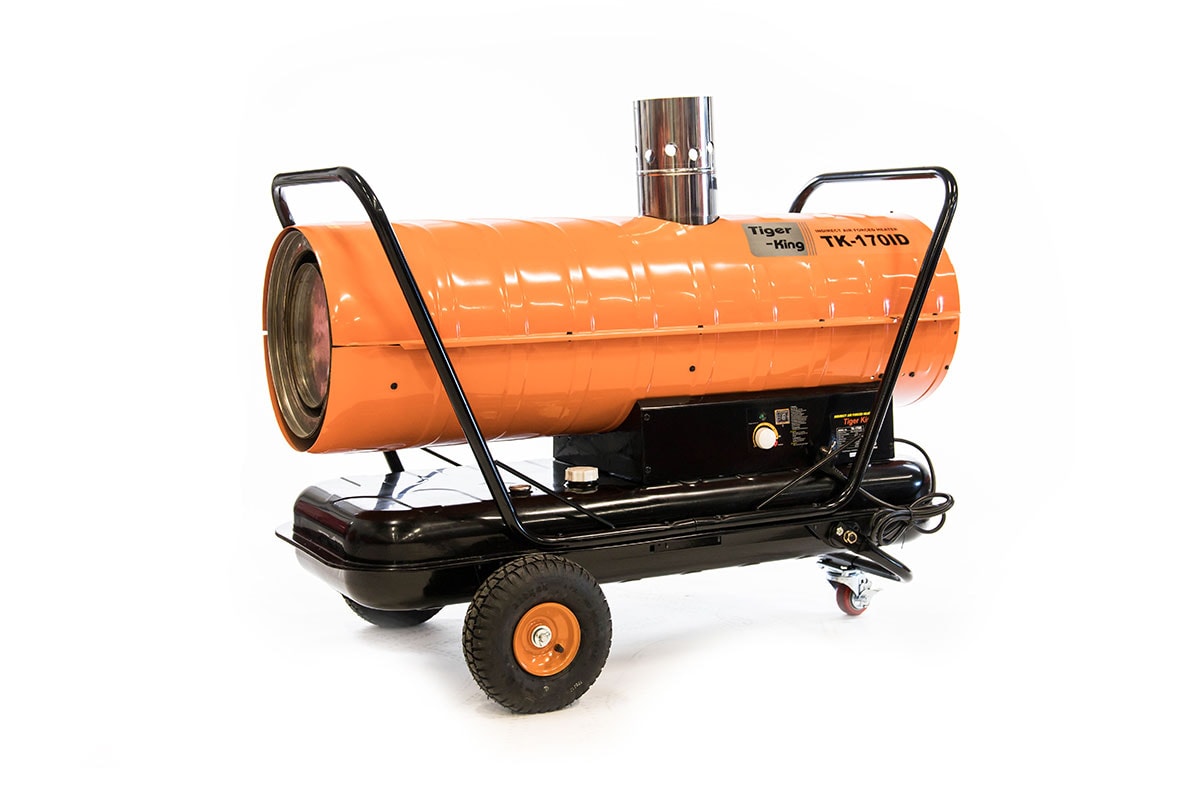 Tiger King TK-170ID Hallilämmitin (diesel) savupiipulla