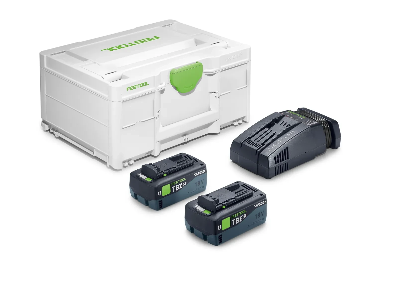 Festool Laddpaket SYS 18V 2xTBX8/SCA16