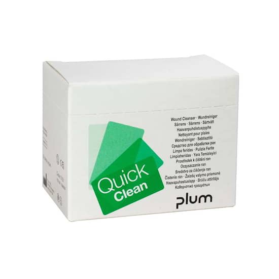 Plum Sårrenseservietter QuickClean 20 stk/frp