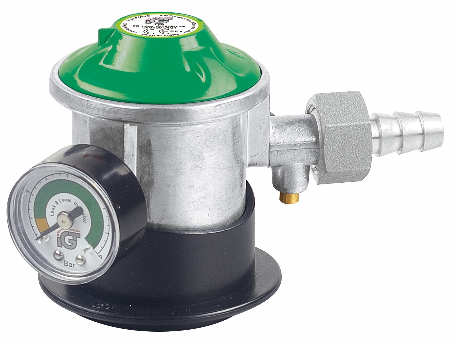 Gasregulator med manometer -
