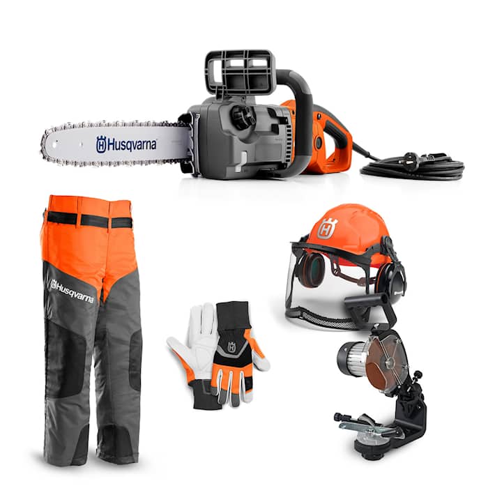 Husqvarna 420EL Sähkömoottorisaha-paketti