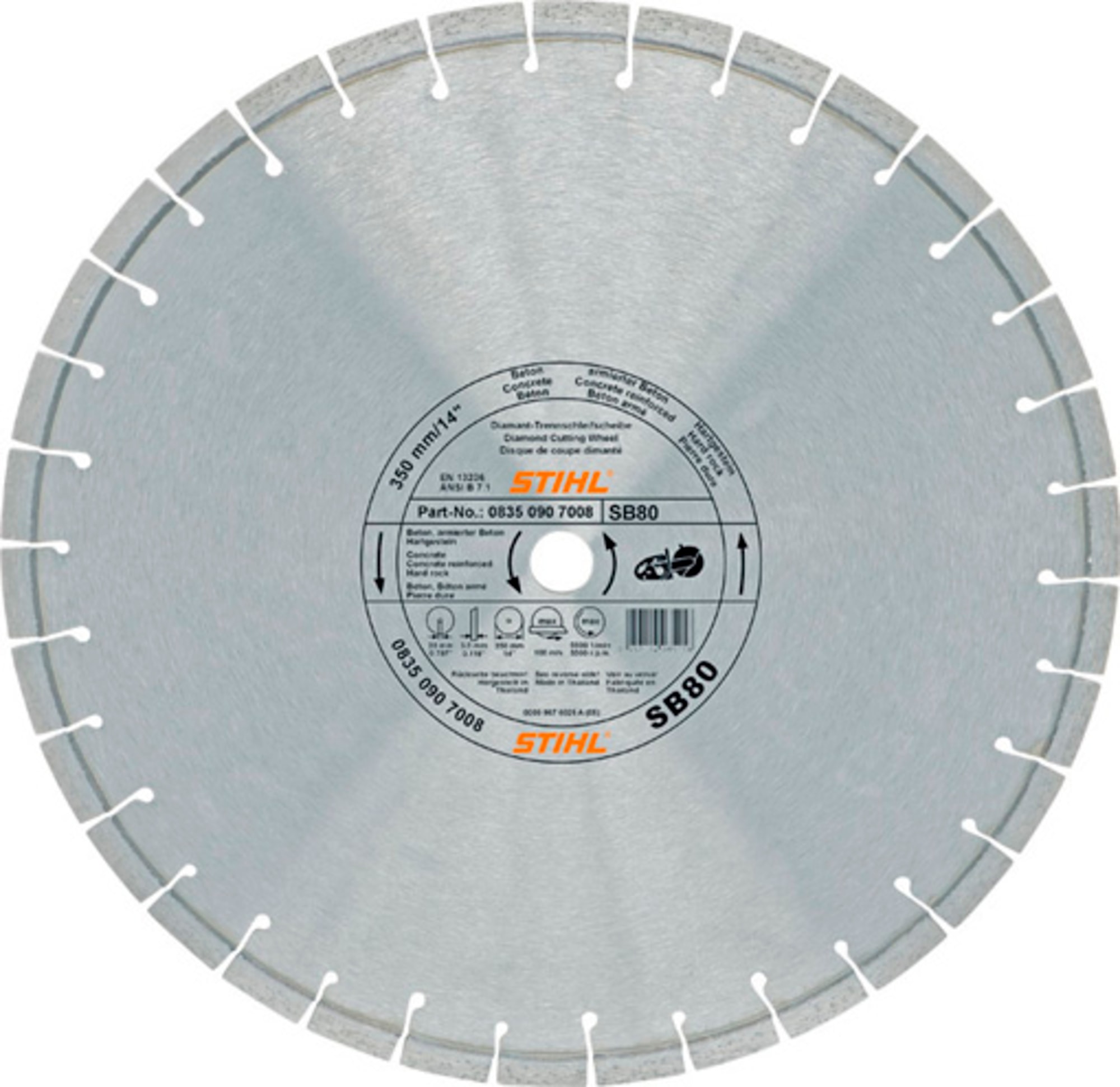 Stihl Diamantkapskiva D-SB90 Ø 350 mm