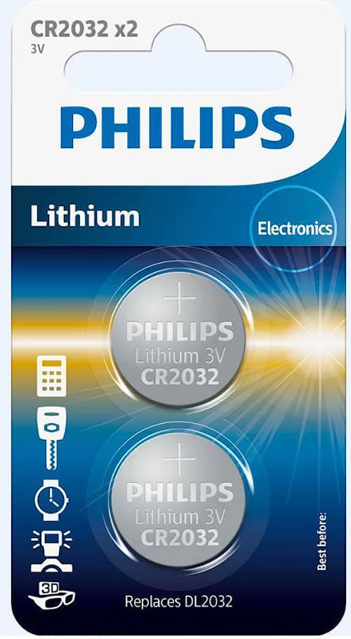 Philips battericelle litium CR2032