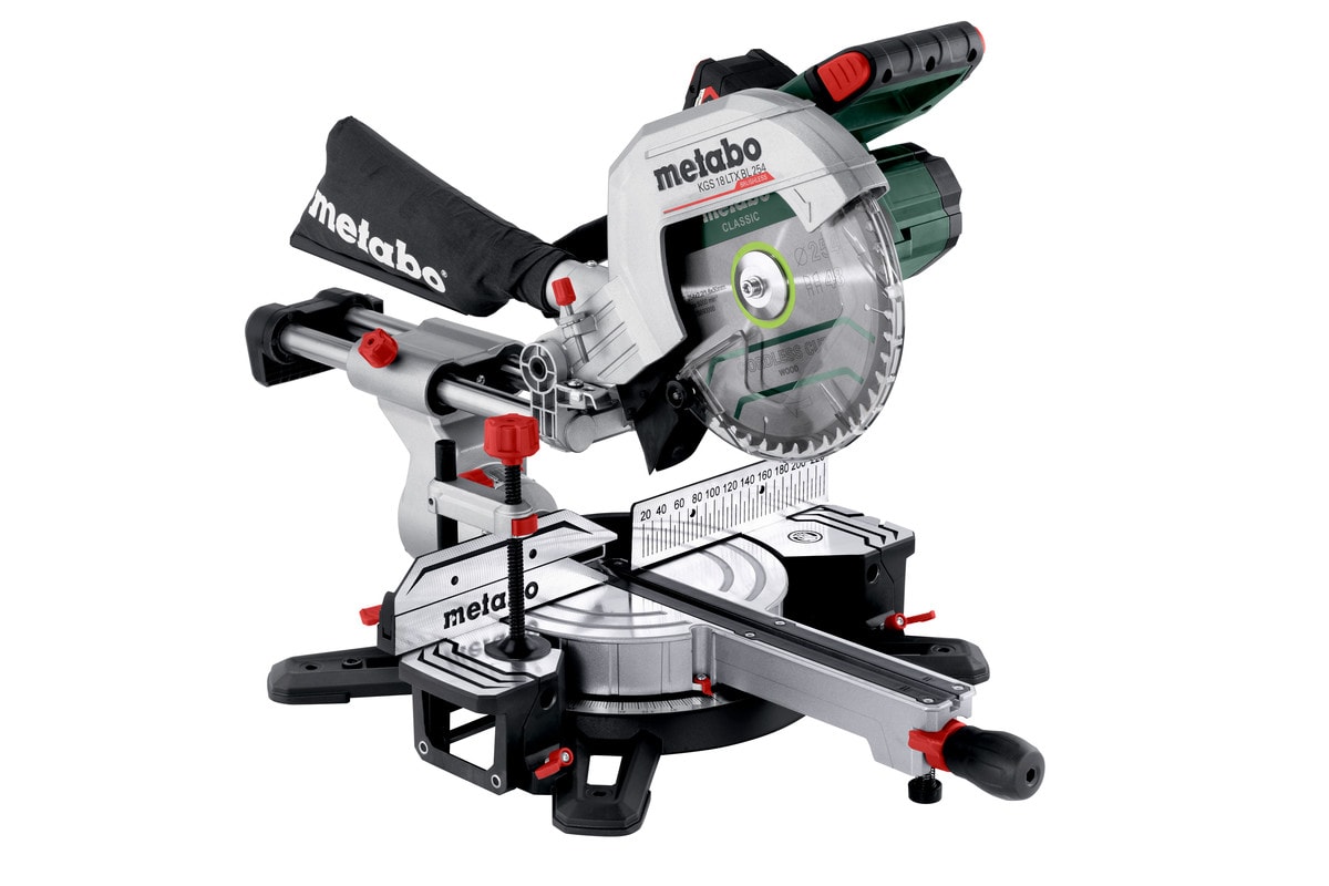 Metabo Kap- & gersåg KGS 18 LTX BL 254 med 1x4Ah batteri & laddare