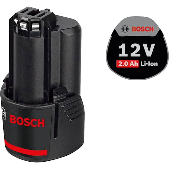 Bosch Batteri GBA 12V 2.0Ah Professional med tilbehør