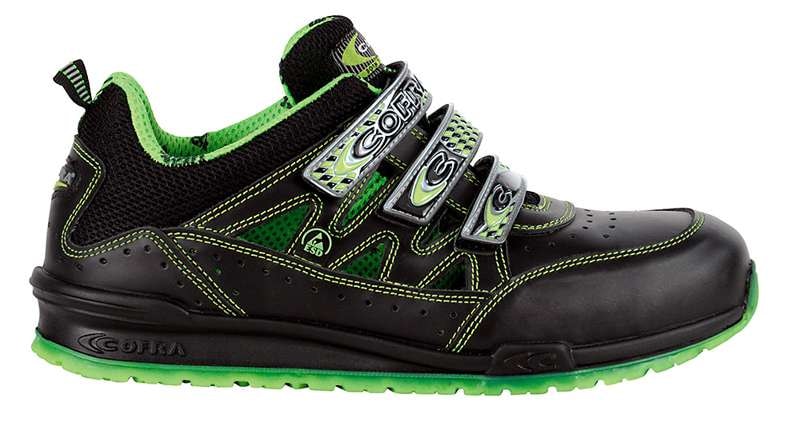 Top Swede Skyddssandal Davenport Lime S1P ESD SRC