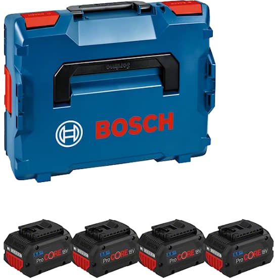 Bosch Batteripakke 4X5,5Ah PROCORE L-BOXX
