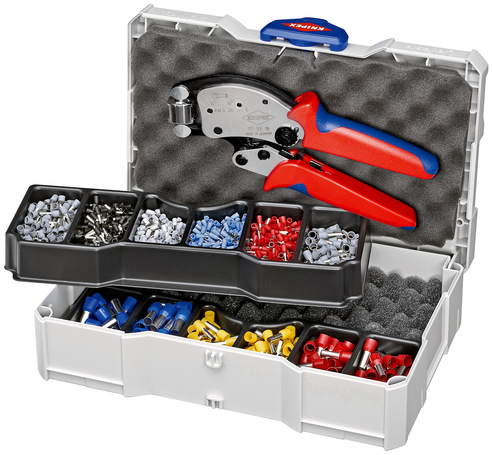 Knipex Presstångsats 979013 Twistor med ändhylsor