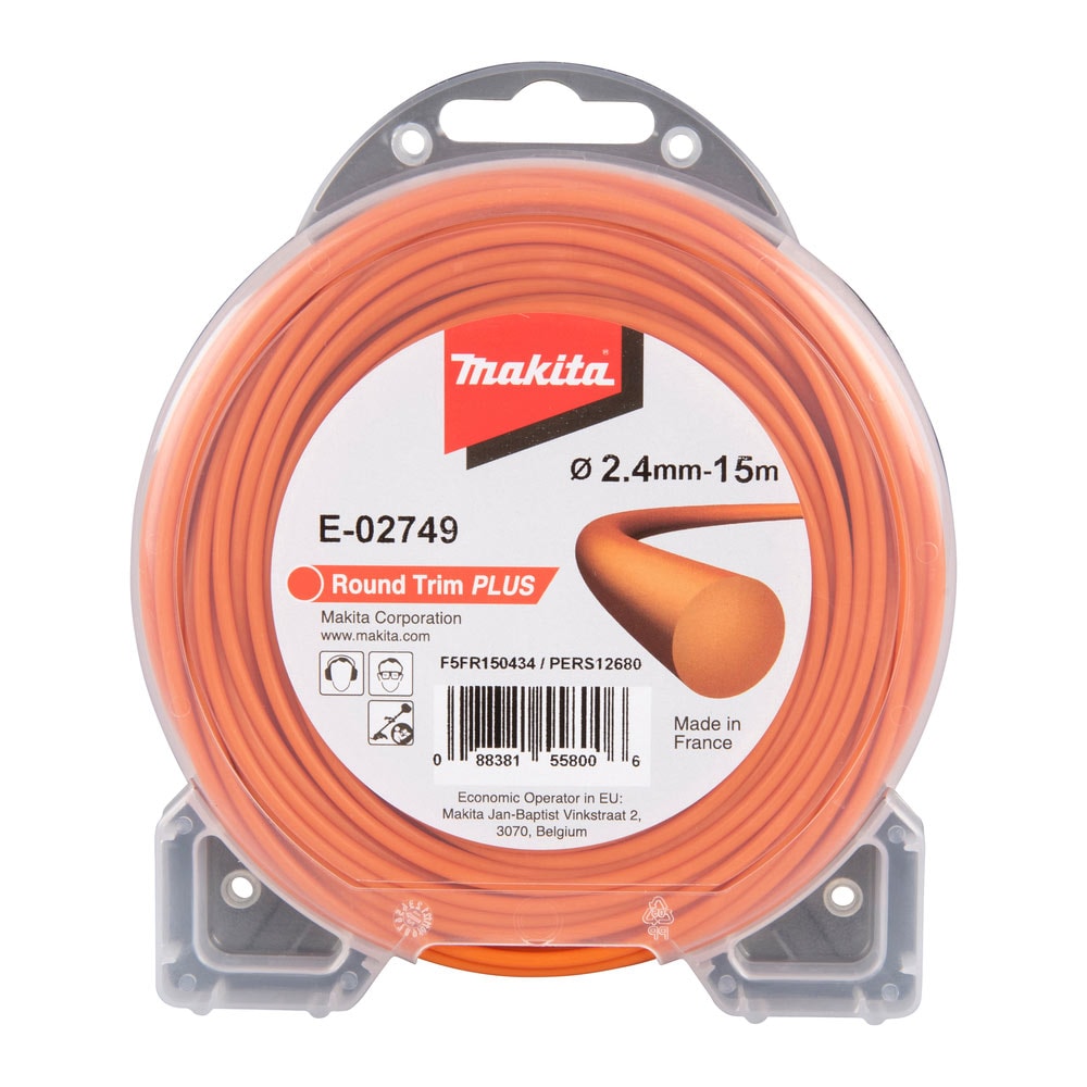 Makita trimmertråd 2,4mm x 15m rund