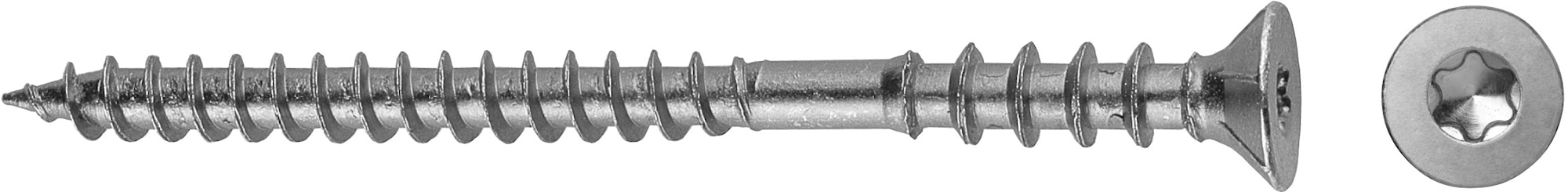 Arvid Nilsson Karmskruv JS FZB 6x120 T25 100-pack