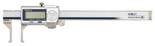 Mitutoyo ABSOLUTE Digimatic skyvelære 573-745-20 med utadvendte koner 0,404-6in, 0,0005in, IP67, friksjonsrulle, datautgang