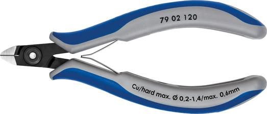 Knipex Precisions-Elektronikavbitare 7902120 120mm, mycket liten fasett, mini huvud
