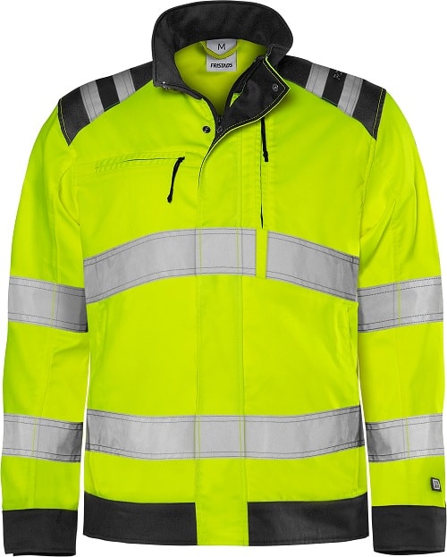 Fristads Green Jacka Varsel Kl 3 4067 GPLU Varselgul/Svart XL -