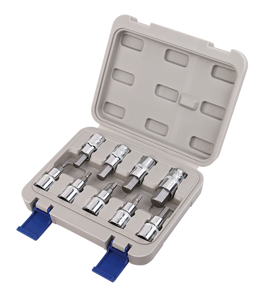 Irimo Bitshylsor i sats 1/2'' Insex 9 delar