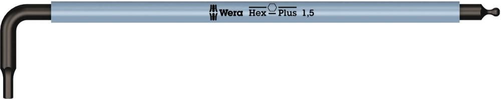 Wera Sexkantnyckel med kula, multicolor