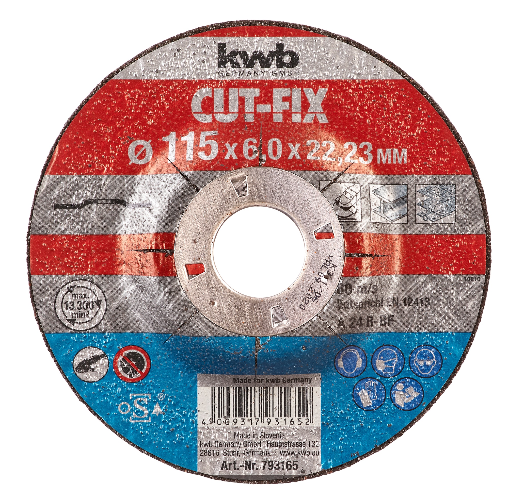 KWB Navrondell för metall Cut-Fix A24R Typ 27