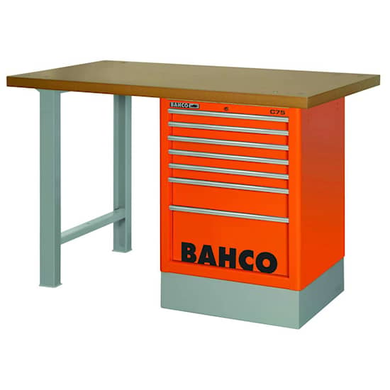 Bahco Workbench 8Dr Red Mdf Top 1495K8CRDWB18TD