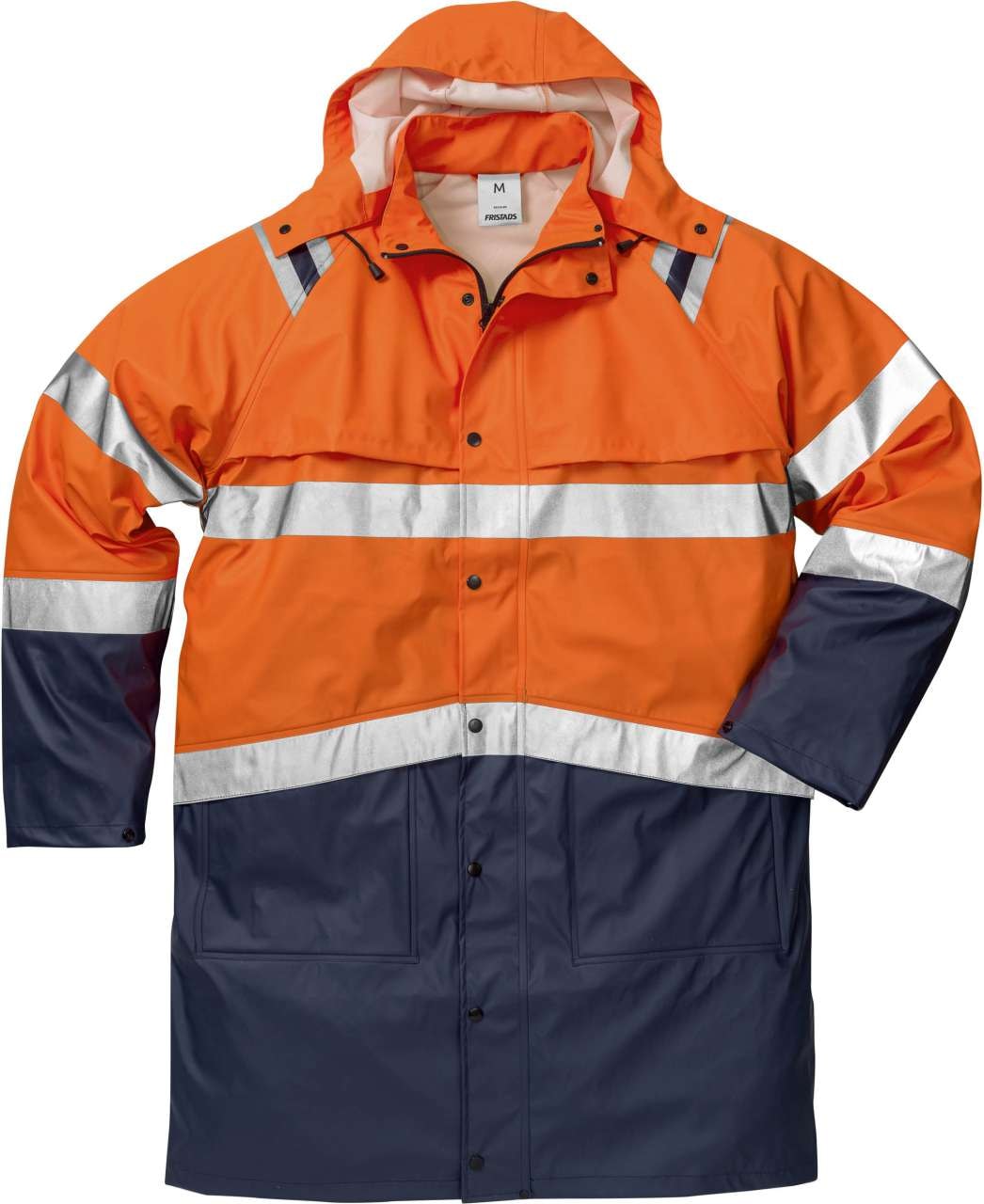 Fristads Regnrock 4634 RS, Klass 3 Varsel Orange/Marinblå S
