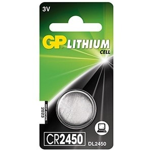 GP 2450 Knappcellsbatteri